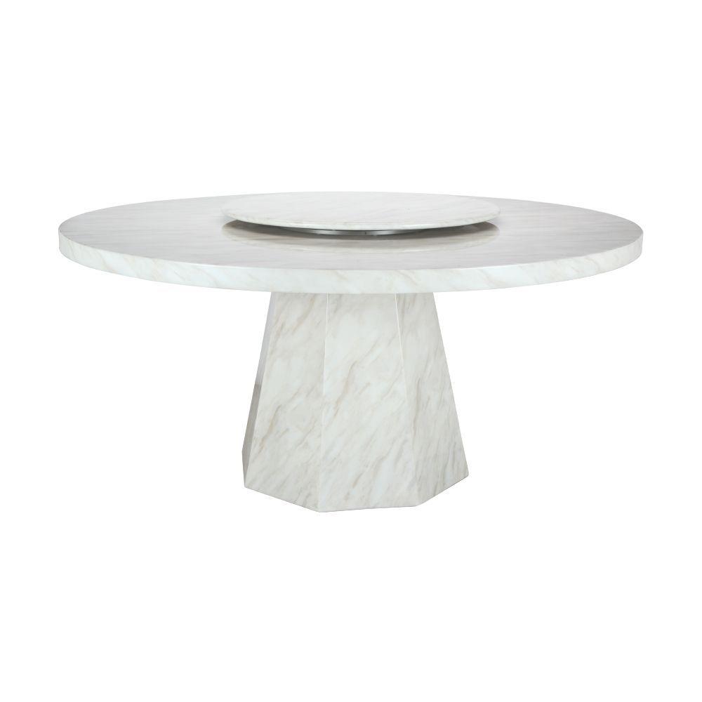 โต๊ะอาหารหินอ่อน รุ่นออริสทาโน ขนาด 160 ซม. - สีขาว
