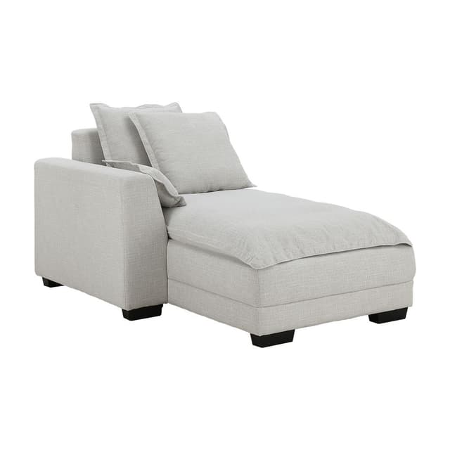 โซฟาผ้าตัวยาว ด้านขวา รุ่นซาวานน่าห์ - สีซิลเวอร์ เกรย์