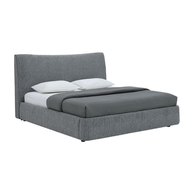 เตียงนอน รุ่นซีรีน ขนาด 6 ฟุต - สีเทา