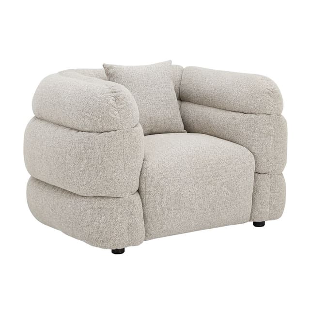 โซฟาผ้า 1 ที่นั่ง รุ่นโบลโด้ - สีเคลย์ บราวน์