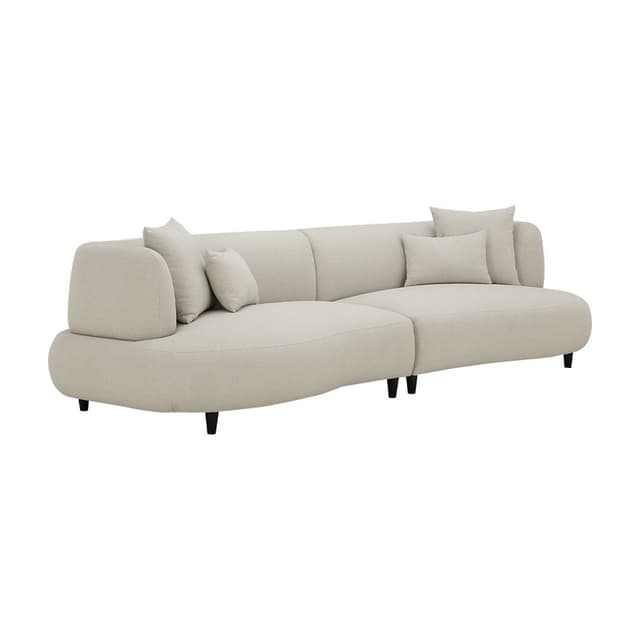 โซฟาผ้า 4 ที่นั่ง รุ่นบริคโค่ - สีคลาวด์ เกรย์