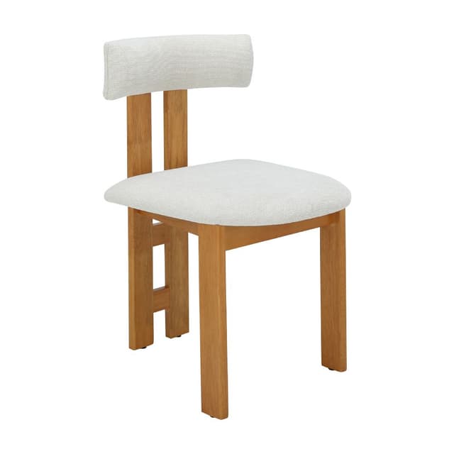 เก้าอี้ทานอาหาร รุ่นแกลี่ - สีธรรมชาติ/ครีม