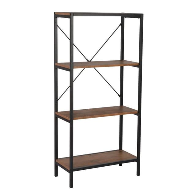 ชั้นวางของ 4 ชั้น รุ่นสปาต้า - สีดำ