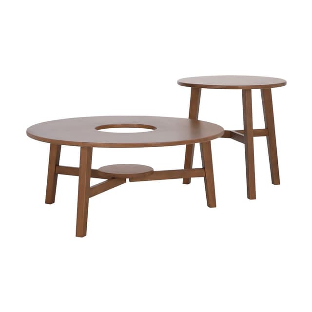 โต๊ะ Nesting รุ่นดอท (2 ชิ้น/ชุด) - สีทีค