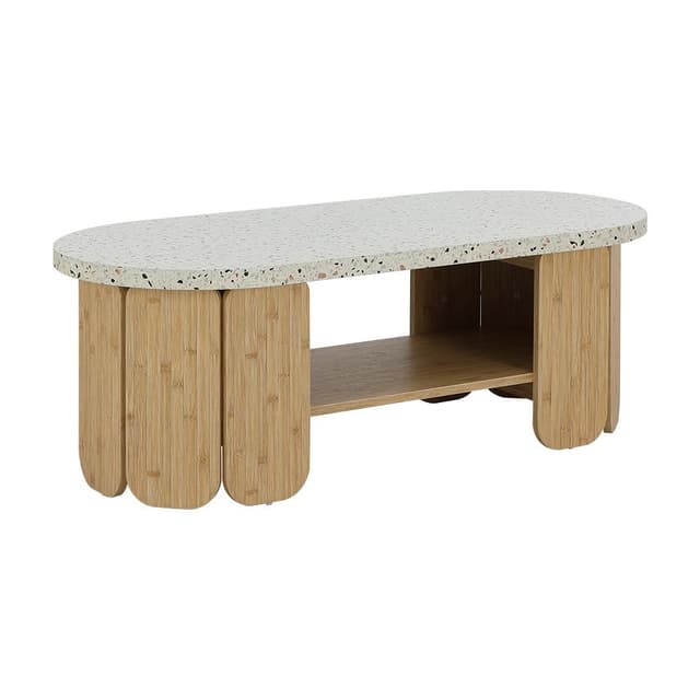 โต๊ะกลาง รุ่นเนลดา ขนาด 110 ซม. - สีธรรมชาติ