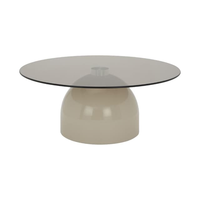 โต๊ะกลาง รุ่นดัมพิ ขนาด 80 ซม. - สีเบจ