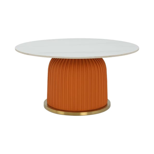 โต๊ะกลาง รุ่นกรูฟวี่ ขนาด 80 ซม. - สีส้ม