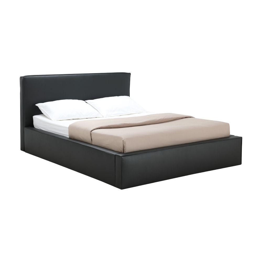 เตียงนอน PVC รุ่นคีเนส ขนาด 5 ฟุต - สีดำ