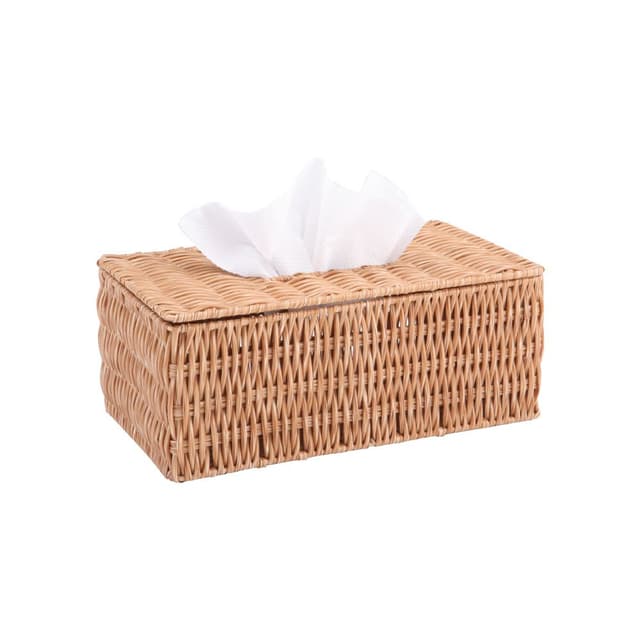 กล่องใส่กระดาษทิชชู่ รุ่นบารัส - สีธรรมชาติ