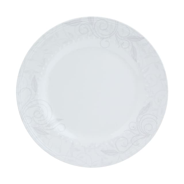 จานทรงตื้น รุ่นลอรี่ ขนาด 10.5 นิ้ว - สีขาว