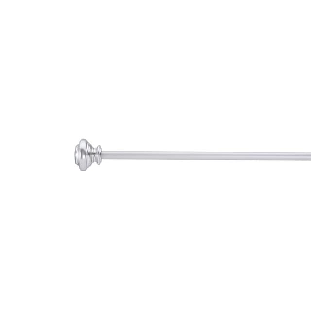 ชุุดรางม่านขยาย รุ่นแคพ 16 มม. 28-48 นิ้ว - สีเงิน