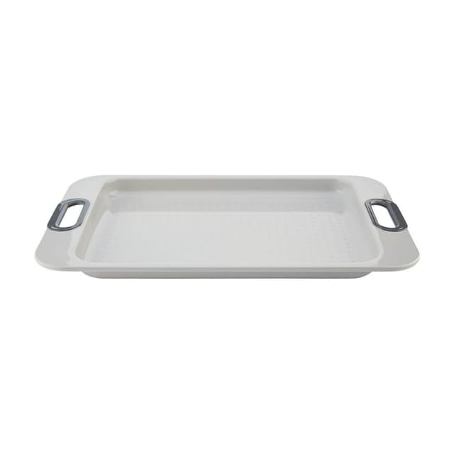 ถาดเสิร์ฟอาหาร รุ่น ดูโอ 29.20 x 46.30 x 3.20 ซม. - สีเทา