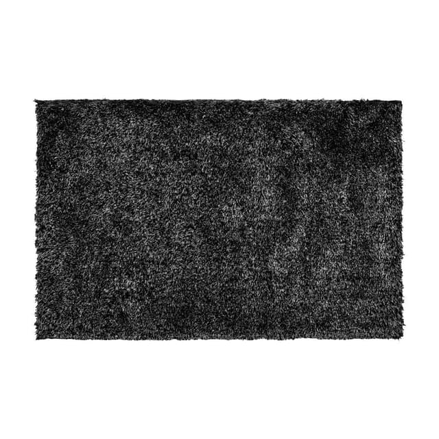 พรมขนยาว รุ่นจูเรียส ขนาด 120 x 180 ซม. - สีดำ / สีขาว