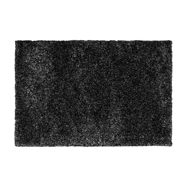 พรมขนยาว รุ่นจูเรียส ขนาด 150 x 210 ซม. - สีดำ / สีขาว