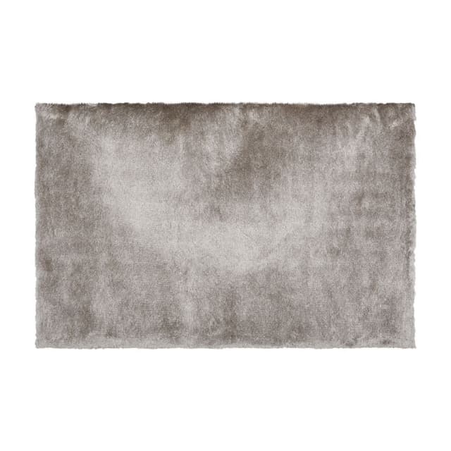 พรมขนยาว รุ่นอันยา ขนาด 120 x 180 ซม. - สีเงิน