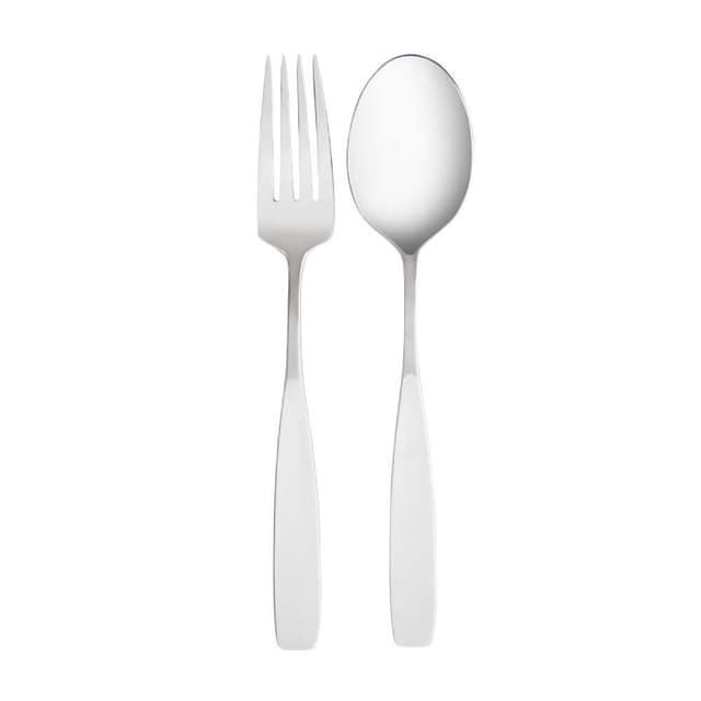 ช้อนคาว+ส้อมคาว รุ่น ออสโล่ ขนาด 6.3 x 2.5 x 25.5 ซม. - สีเงิน