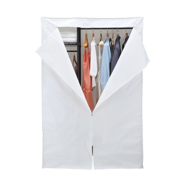 ผ้าคลุมตู้ รุ่นเคว่า ขนาด 120 ซม. - สีขาว