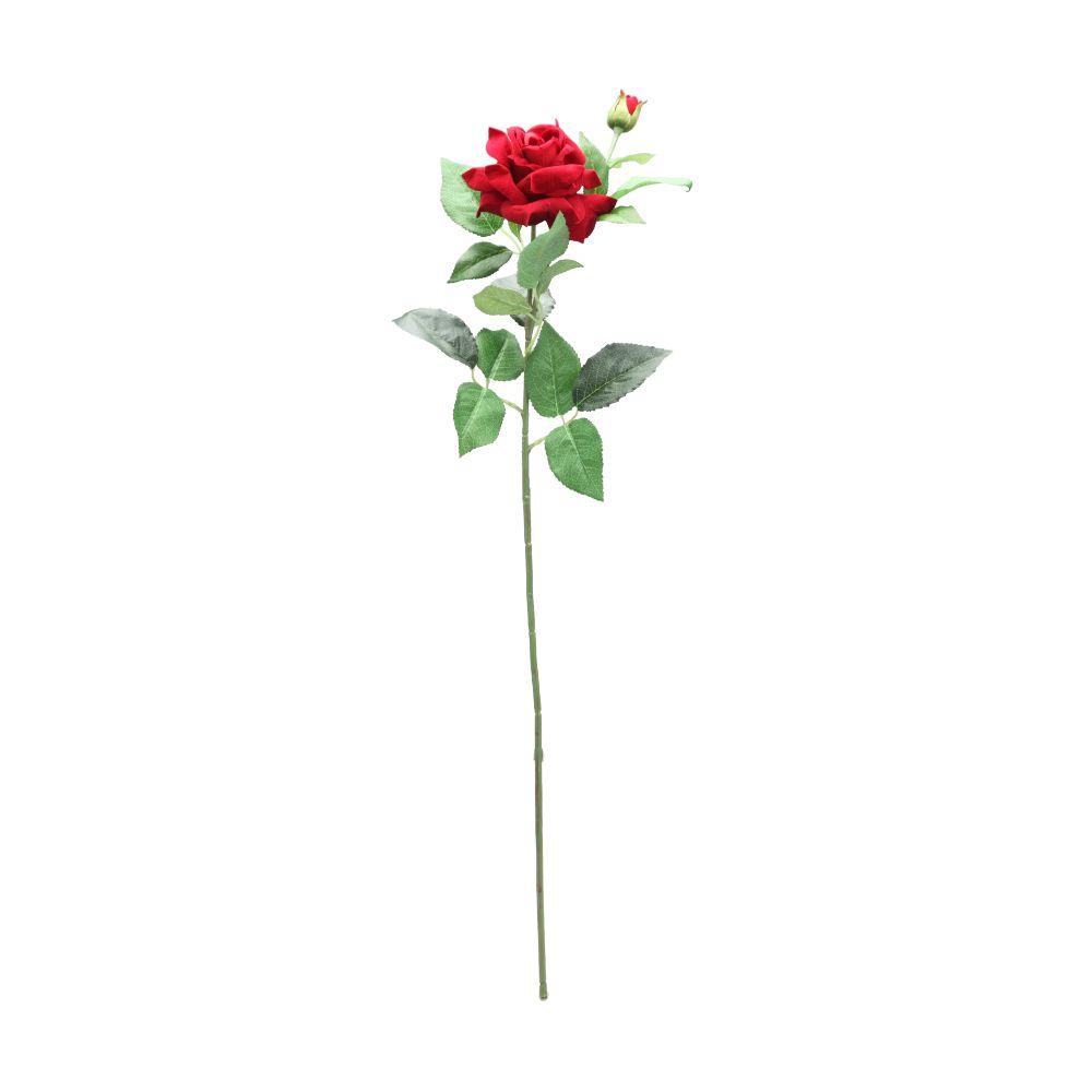 ดอกกุหลาบก้าน 2 ดอก รุ่น โรเซียน่า - สีแดง