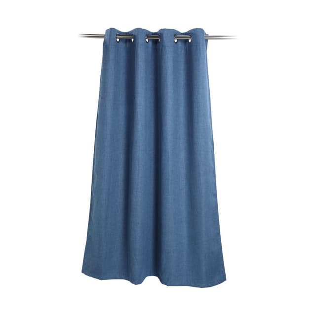 ผ้าม่านกันแสงหน้าต่าง รุ่นฟูซี่ ขนาด 135 x 165 ซม. - สีฟ้าเข้ม