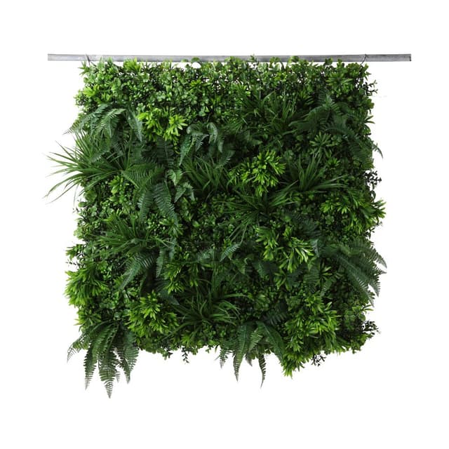 ไม้ประดิษฐ์ติดผนัง รุ่นเวอร์ตินา ขนาด 100 x 100 ซม. - สีเขียว