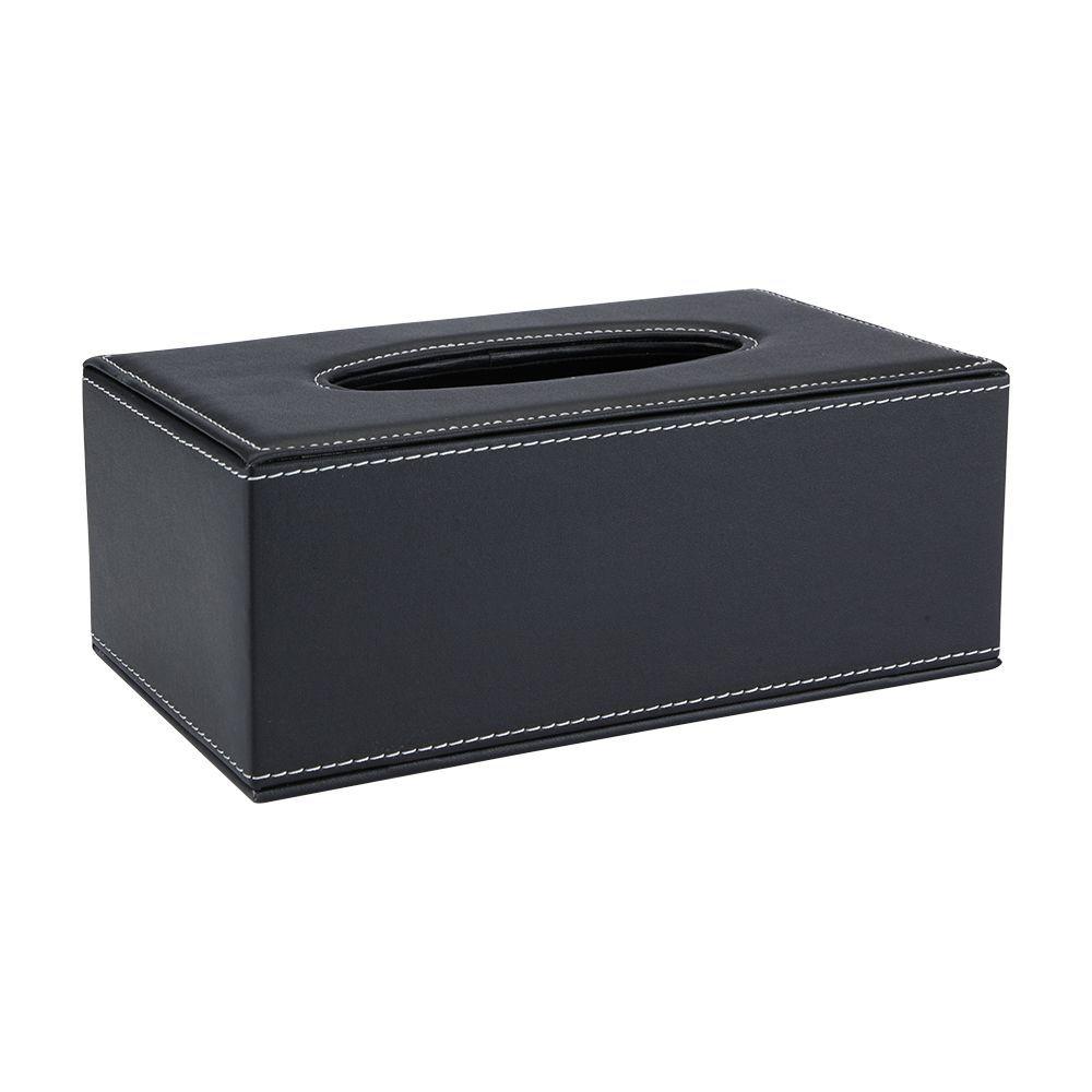 กล่องใส่กระดาษทิชชู่ รุ่นฮาร์โล - สีดำ