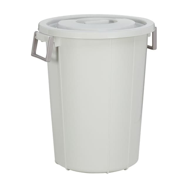 ถังน้ำพร้อมฝา รุ่นอะควารี่ ขนาด 60.5 ลิตร - สีเบจ