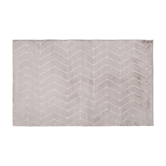 พรมขนยาว รุ่นเมแฟ ขนาด 100 x 160 ซม. - สีเทา