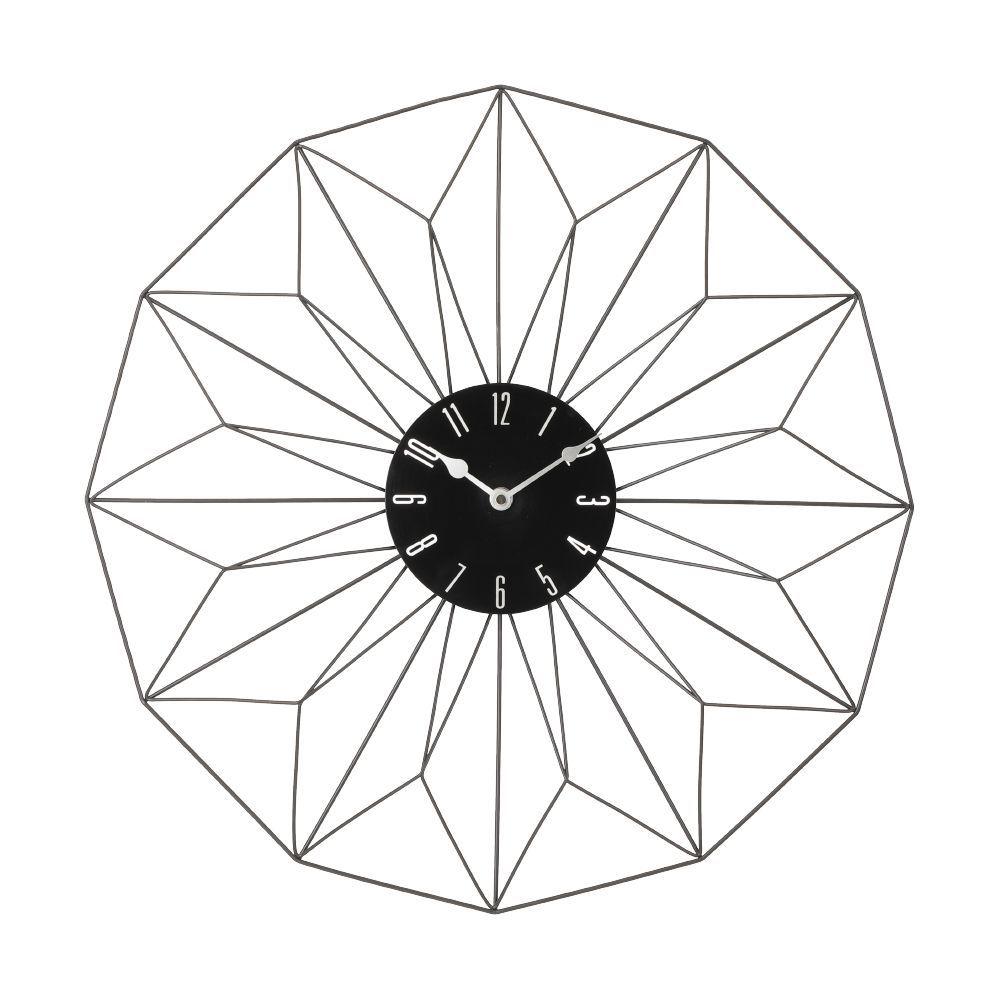 นาฬิกาติดผนัง รุ่นแฮร์โรลด์ ขนาด 19.5 นิ้ว - สีดำ