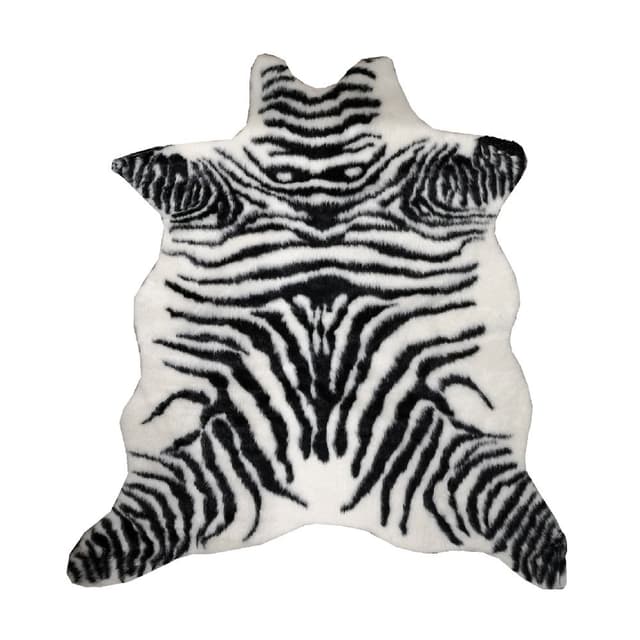 พรมขนสัตว์เทียม รุ่นซีซี่ ขนาด 150 x 210 ซม. - สีดำ