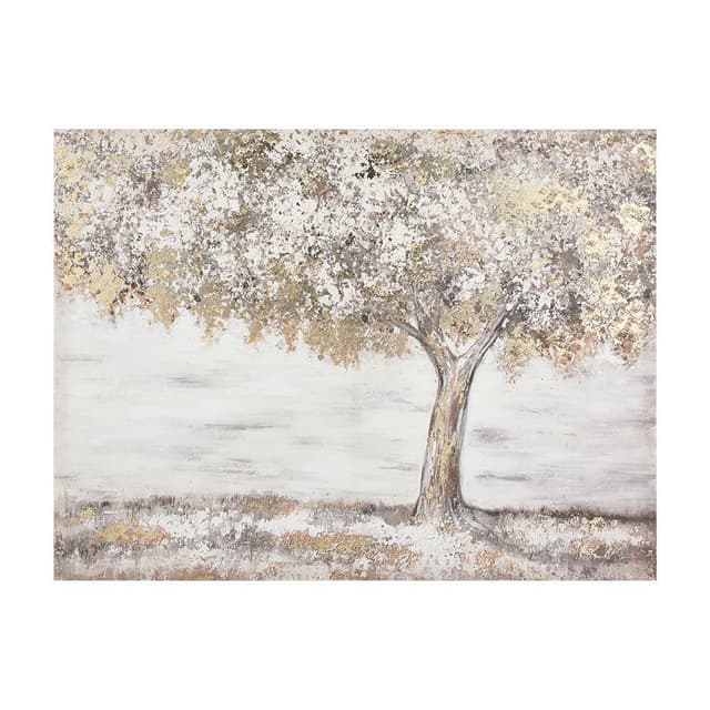 ภาพพิมพ์+ฟอยล์ทอง รุ่นทีก้า ขนาด 80 x 60 ซม. - คละสี