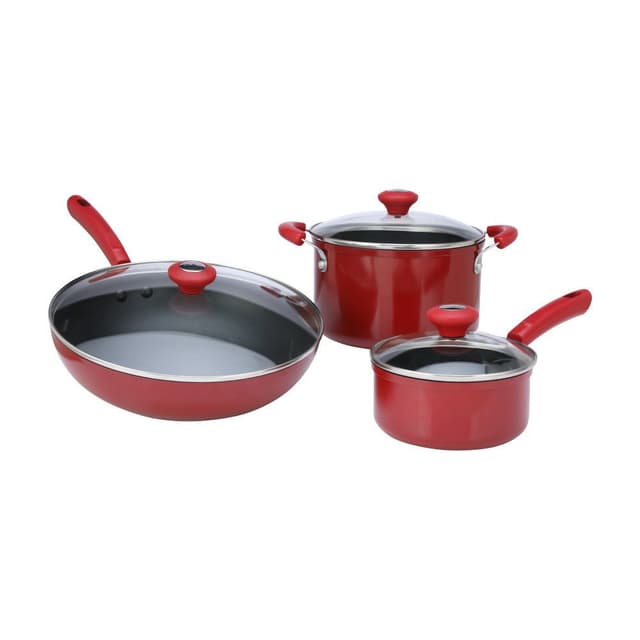 ชุดเครื่องครัว 6 ชิ้น/ชุด รุ่นอิตาเลียน เรด - สีแดง
