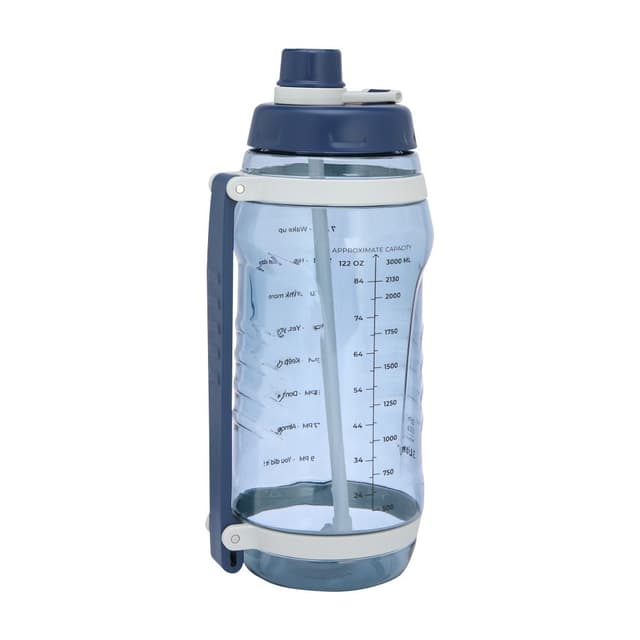 ขวดน้ำพลาสติก รุ่นซุปเปอร์ล็อค ขนาด 3 ลิตร - สีน้ำเงิน