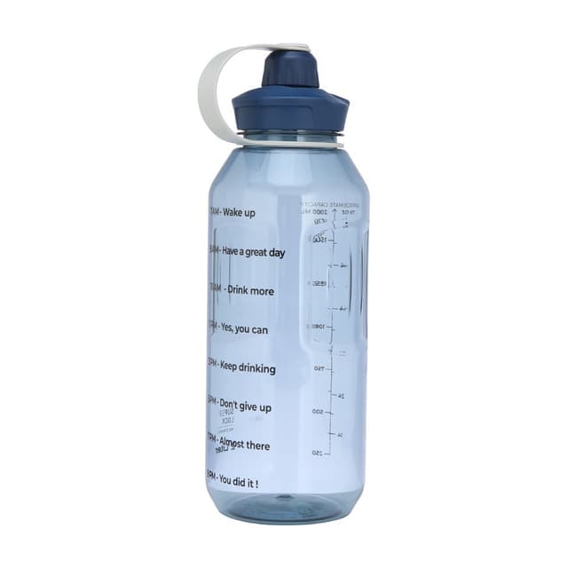 ขวดน้ำพลาสติก รุ่นซุปเปอร์ล็อค ขนาด 2 ลิตร - สีน้ำเงิน