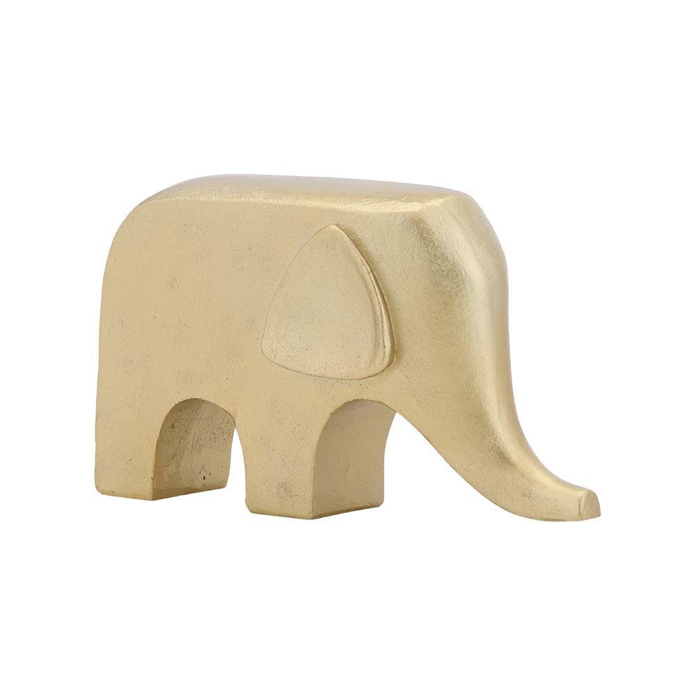 รูปปั้นช้าง รุ่นดัมบอส ขนาด 4.5 นิ้ว - สีทอง