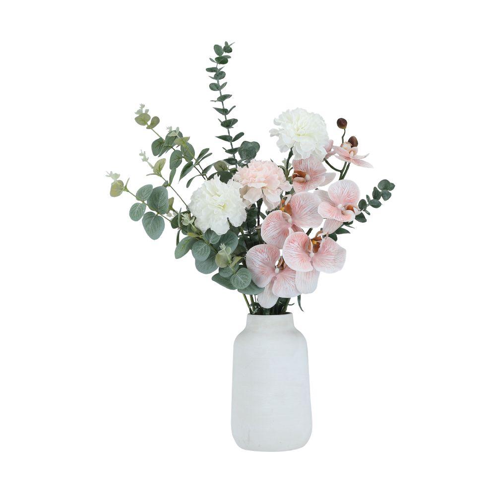ดอกไม้ในแจกันเซรามิก รุ่นออแรนโด้ - คละสี/ขาว