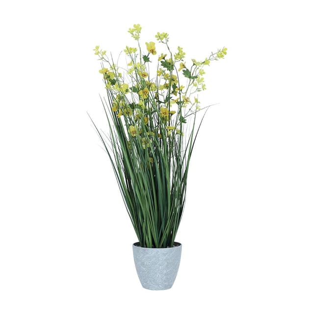 ต้นไม้ในกระถางเมลามีน รุ่นวาริสา - สีเหลือง/ขาว