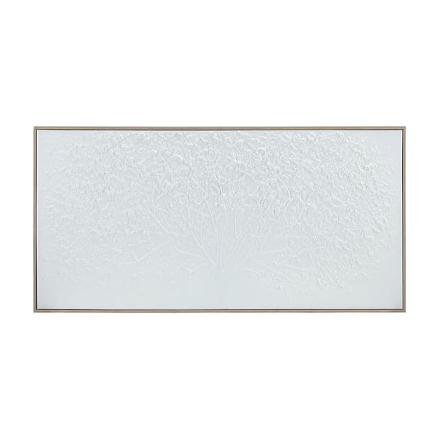 รูปเพ้นท์มือพร้อมกรอบ รุ่นโวธ่า ขนาด 120 x 60 ซม. - สีขาว/ธรรมชาติ