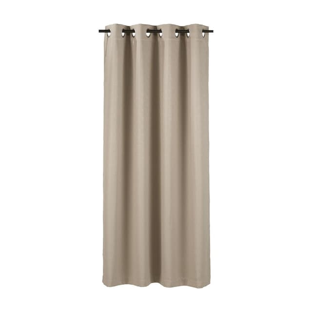 ผ้าม่านหน้าต่าง รุ่น EMB-เฮกซ่า ขนาด 135 x 165 ซม. - สีเบจ