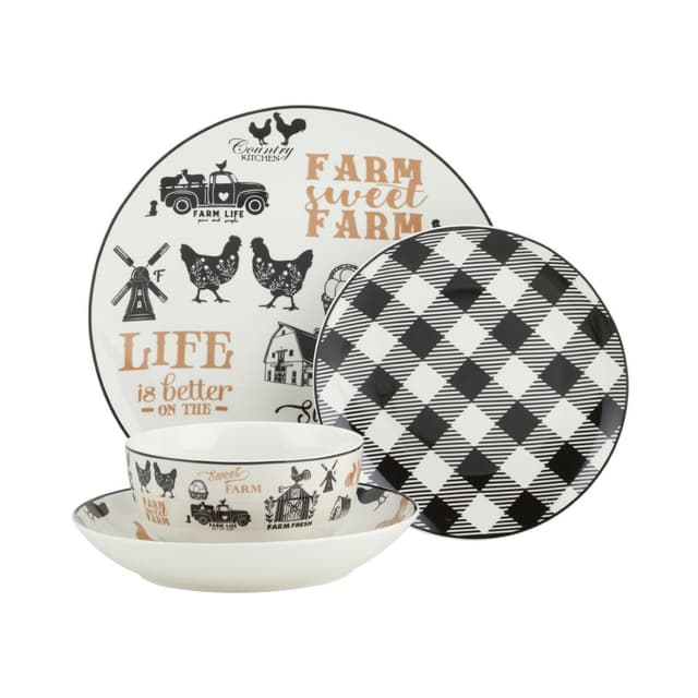 ชุดภาชนะ รุ่นฟาร์มโมด้า (4 ชิ้น/ชุด) - คละสี