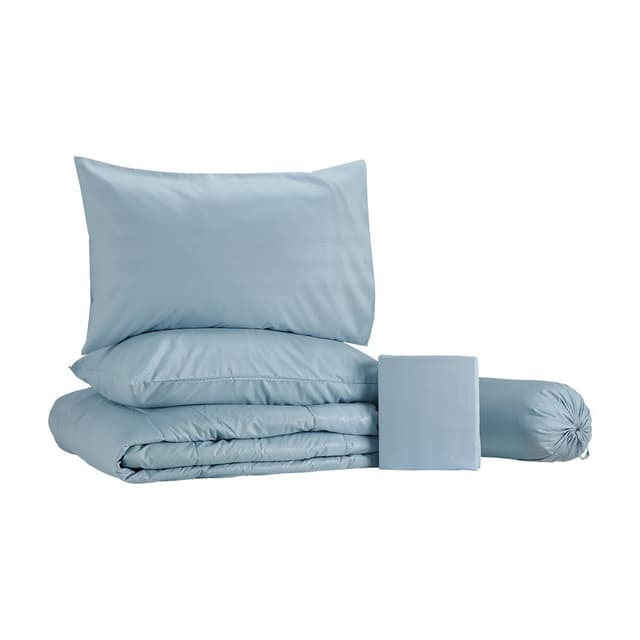 ชุดผ้าปูที่นอน รุ่นเอ็มลินนี่-ทู ขนาด 6 ฟุต (6 ชิ้น/ชุด) - สีอ่อน