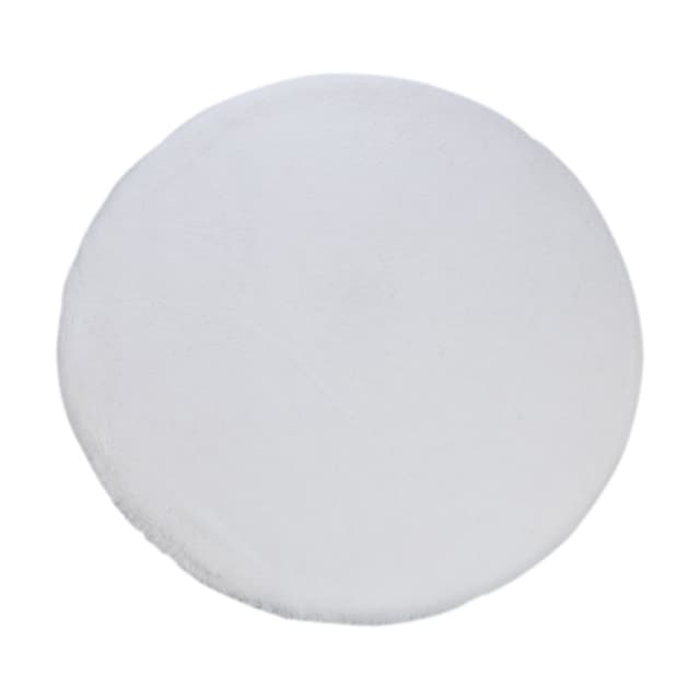 พรมปูพื้น รุ่นแรบบี้-ราวด์ ขนาด 90 ซม. - สีขาวงาช้าง