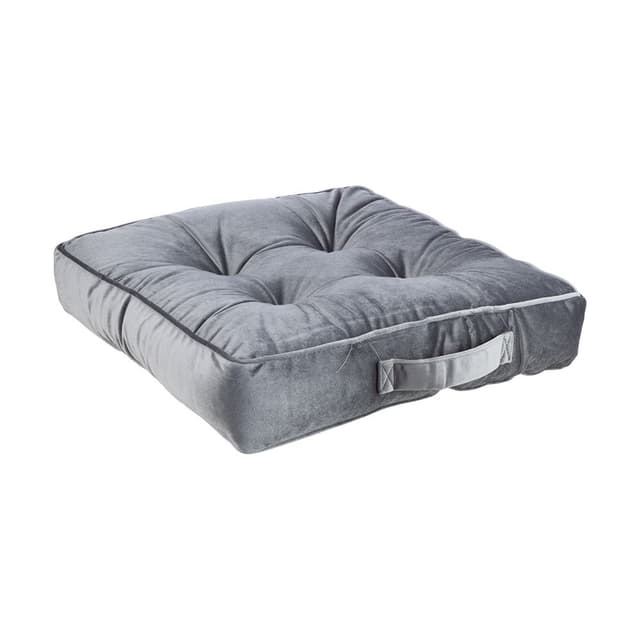 เบาะรองนั่ง รุ่นลักซ์ชู-เวลเวท ขนาด 50 x 50 ซม. - สีเทา