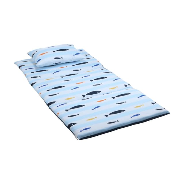 ที่นอนปิกนิกพร้อมหมอน รุ่นฟิชเชิล - สีน้ำเงิน