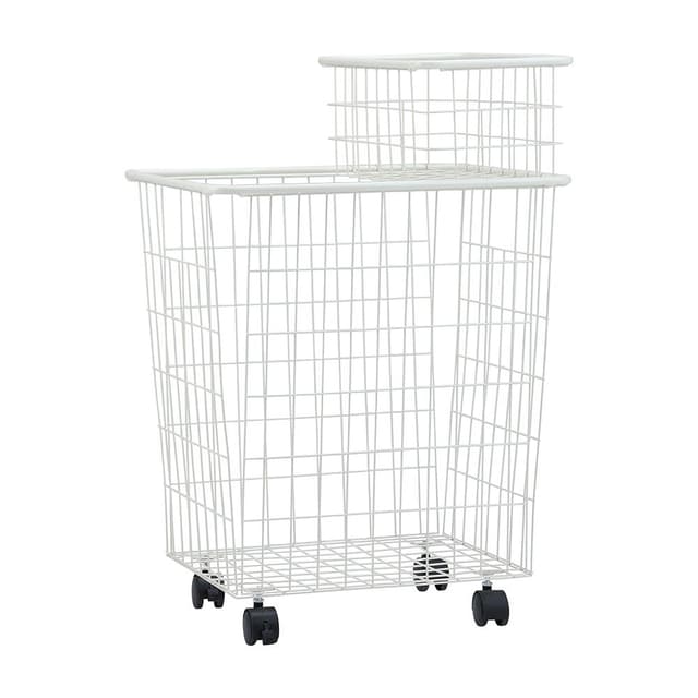 ตะกร้าผ้า รุ่นโอเลน (2 ชิ้น/ชุด) - สีขาว