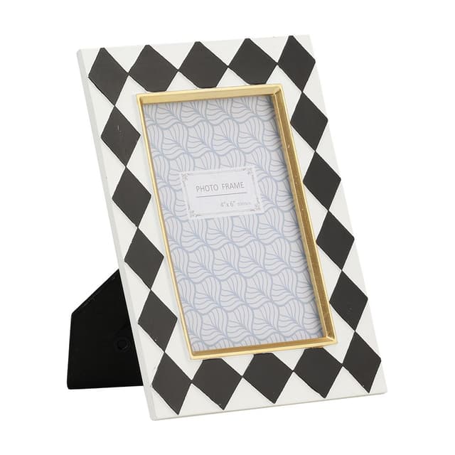 กรอบรูป รุ่นเอลอนโน่ ขนาด 4 x 6 นิ้ว - สีขาว/ดำ