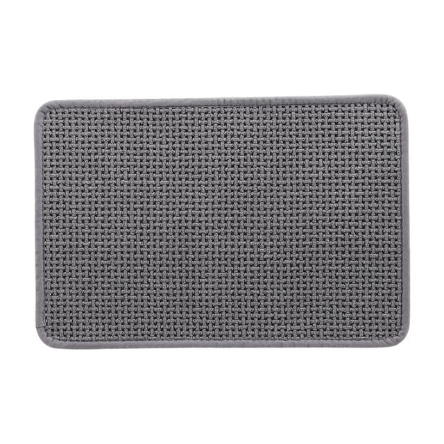 พรมเช็ดเท้า รุ่นออวิล ขนาด 40 x 60 ซม. - สีเทาอ่อน