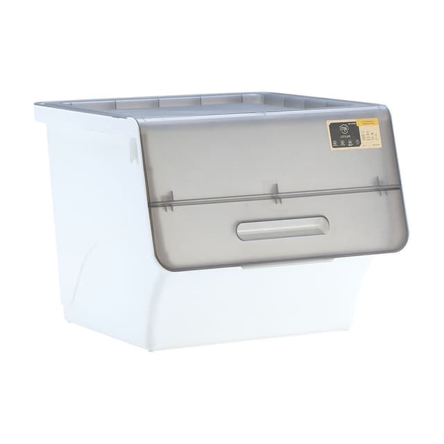 กล่องอเนกประสงค์ รุ่นโอเทลโล่ ขนาด 35 ลิตร - สีขาว/เทา