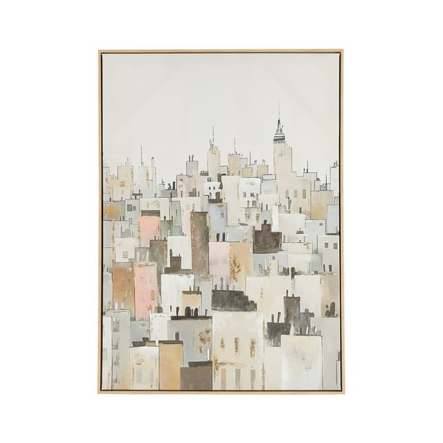 รูปเพ้นท์มือและฟอยล์พร้อมกรอบ รุ่นเฮมเม่ย์ ขนาด 50 x 70 ซม. - คละสี