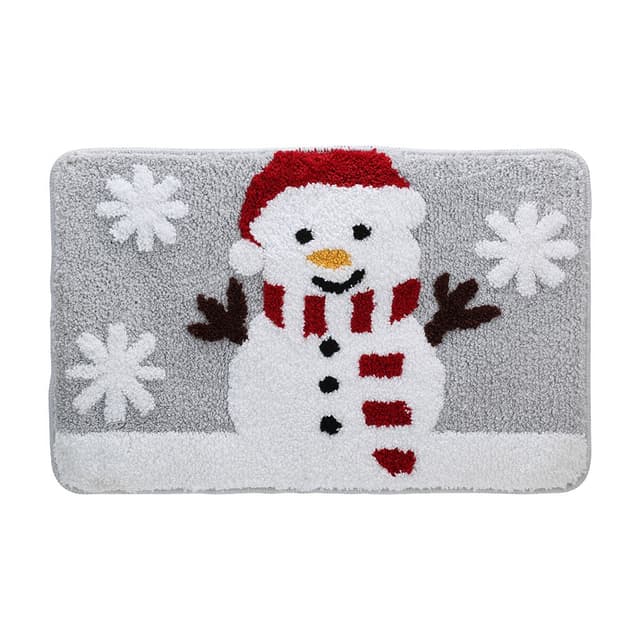 พรมห้องน้ำ รุ่นเฟลิส_ซาน ขนาด 45 x 70 ซม. - สีเทา