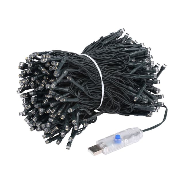 ชุดไฟเส้น LED 300 ดวง รุ่นวิบวิน ขนาด 29.9 ม. - สีเขียวเข้ม/ใสโปร่ง